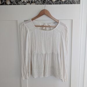 Elegant White Women's Top